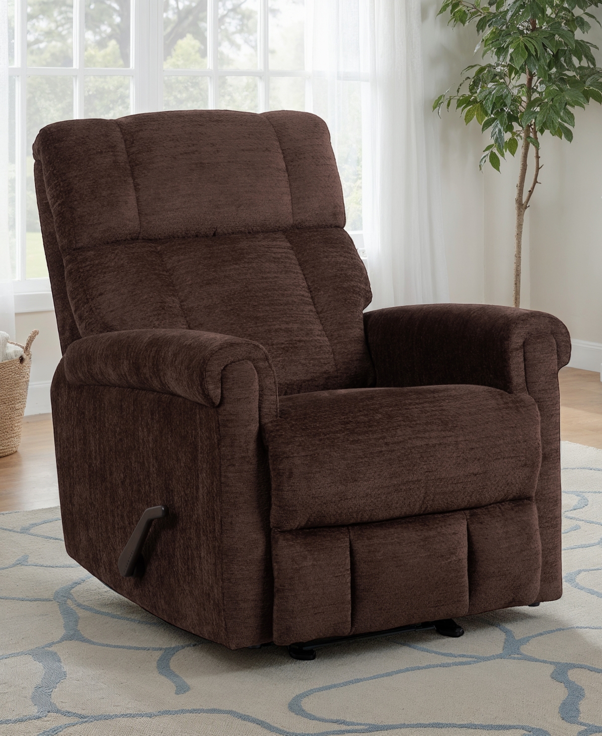 Flexsteel 34" Clint Gliding Recliner