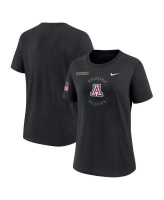 Nike - Women's Black Arizona Wildcats 2025 Military Appreciation Dri-FIT T-Shirt