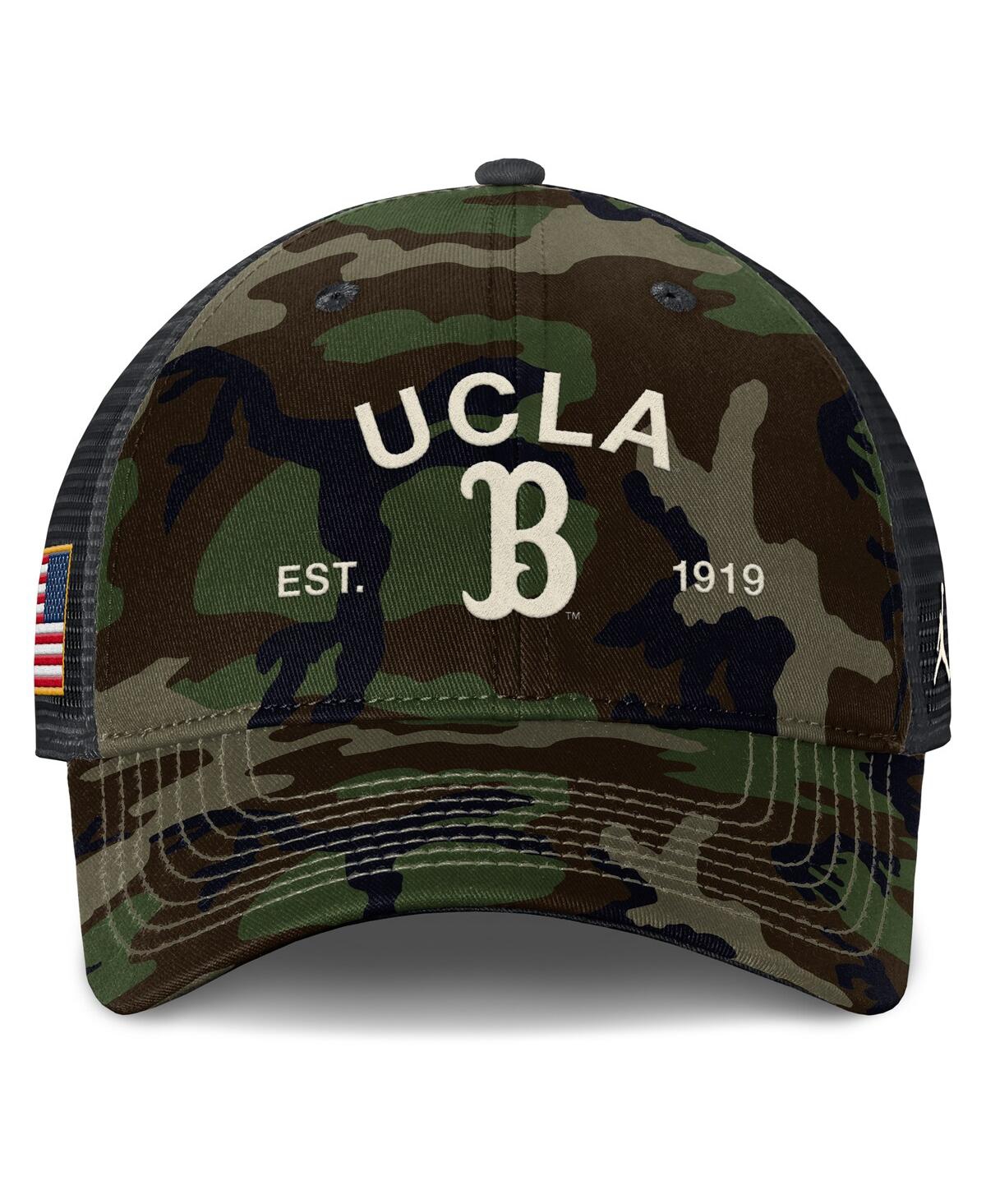 Jordan Men's Camo Ucla Bruins 2025 Military Appreciation Rise Adjustable Trucker Hat
