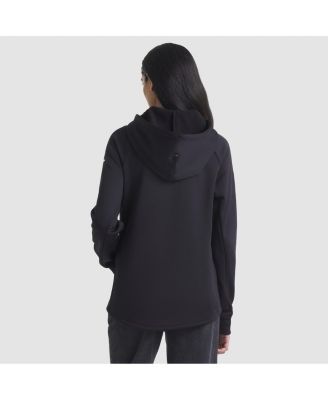 Women's Black Los Angeles Kings Authentic Pro Rink Raglan Full-Zip Hoodie