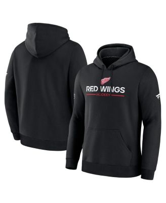 Fanatics - Men's Black Detroit Red Wings Authentic Pro Primary Hoodie