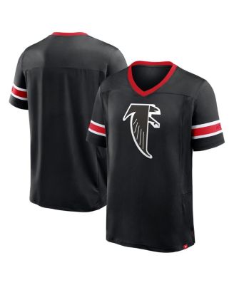 Fanatics - Men's Black Atlanta Falcons Hometown Premium Hashmark V-Neck T-Shirt