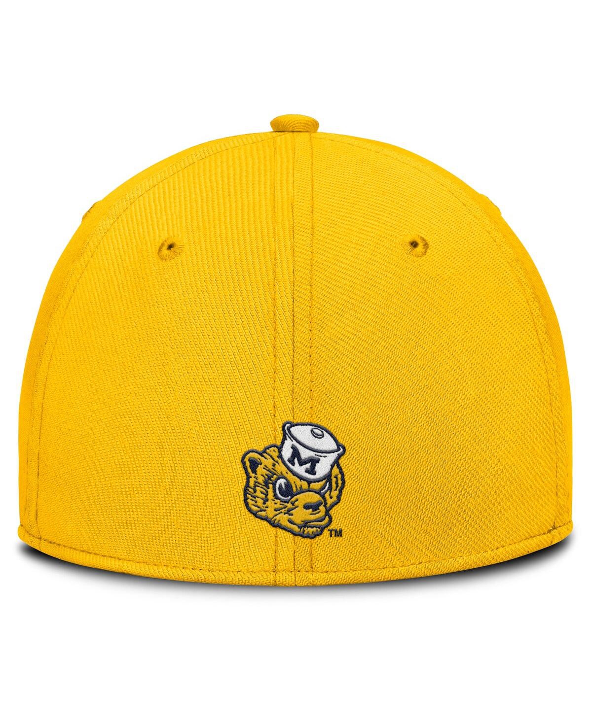 Nike Men's Maize Michigan Wolverines Rise Academic Dri-fit Flex Hat