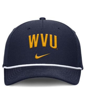 Men's Navy West Virginia Mountaineers Rise Campus Adjustable Hat