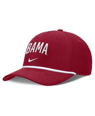 Nike - Men's Crimson Alabama Crimson Tide Rise Campus Adjustable Hat