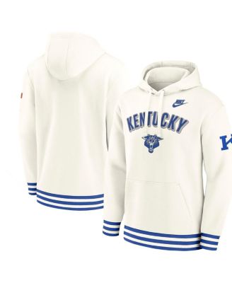 Nike - Men's Cream Kentucky Wildcats Legacy Retro Pullover Hoodie