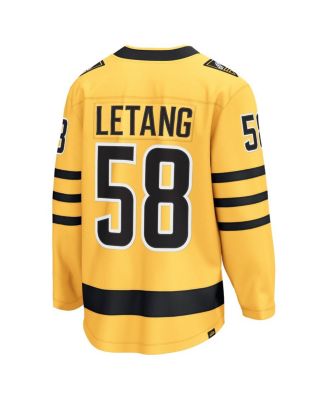 Men's Kris Letang Gold Pittsburgh Penguins Alternate Breakaway Player Jersey