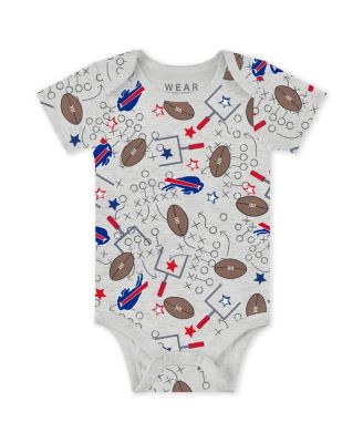 Baby Boys and Girls Newborn 3-Piece Buffalo Bills Turn Me Around Bodysuits and Pant Set