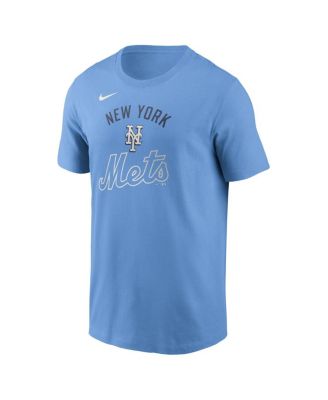 Men's Light Blue New York Mets Early Innings Stack T-Shirt