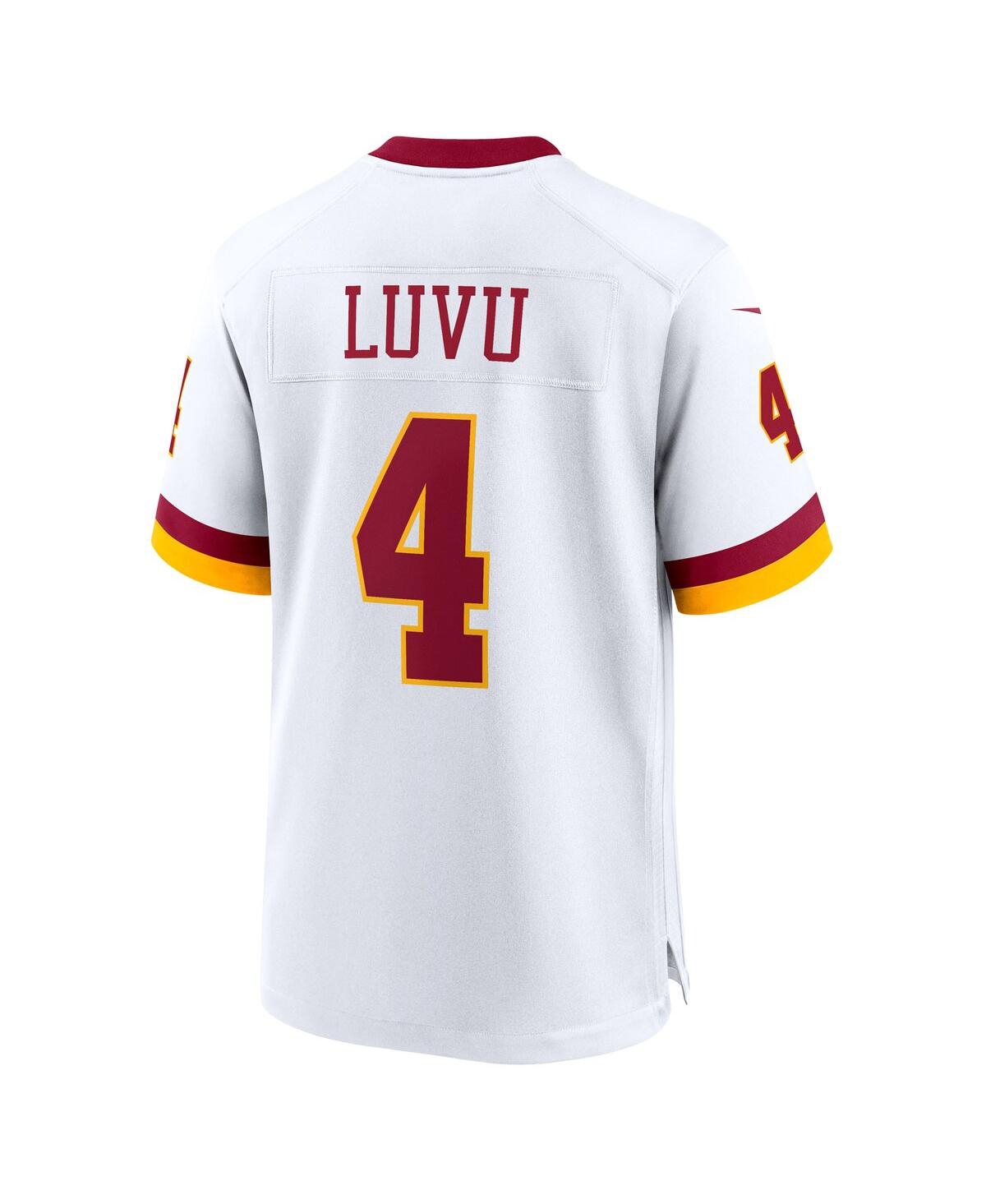 Nike Men's Frankie Luvu White Washington Commanders Game Super Bowl Era Jersey