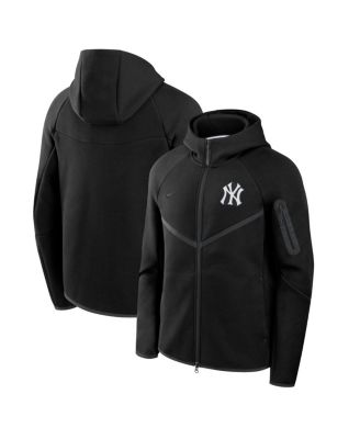 Nike - Men's Black New York Yankees Tech Fleece Windrunner Full-Zip Hoodie Jacket