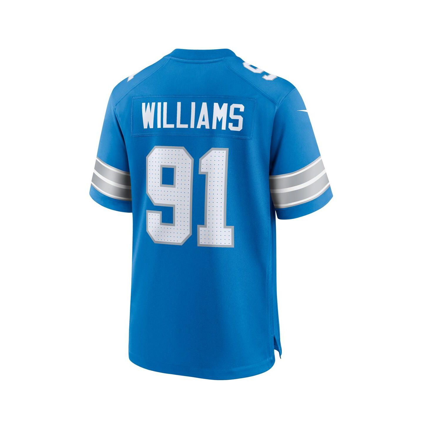 Мужской топ Nike Tyleik Williams Blue Detroit Lions 2025 NFL Draft First Round Pick Game Jersey — фото 3