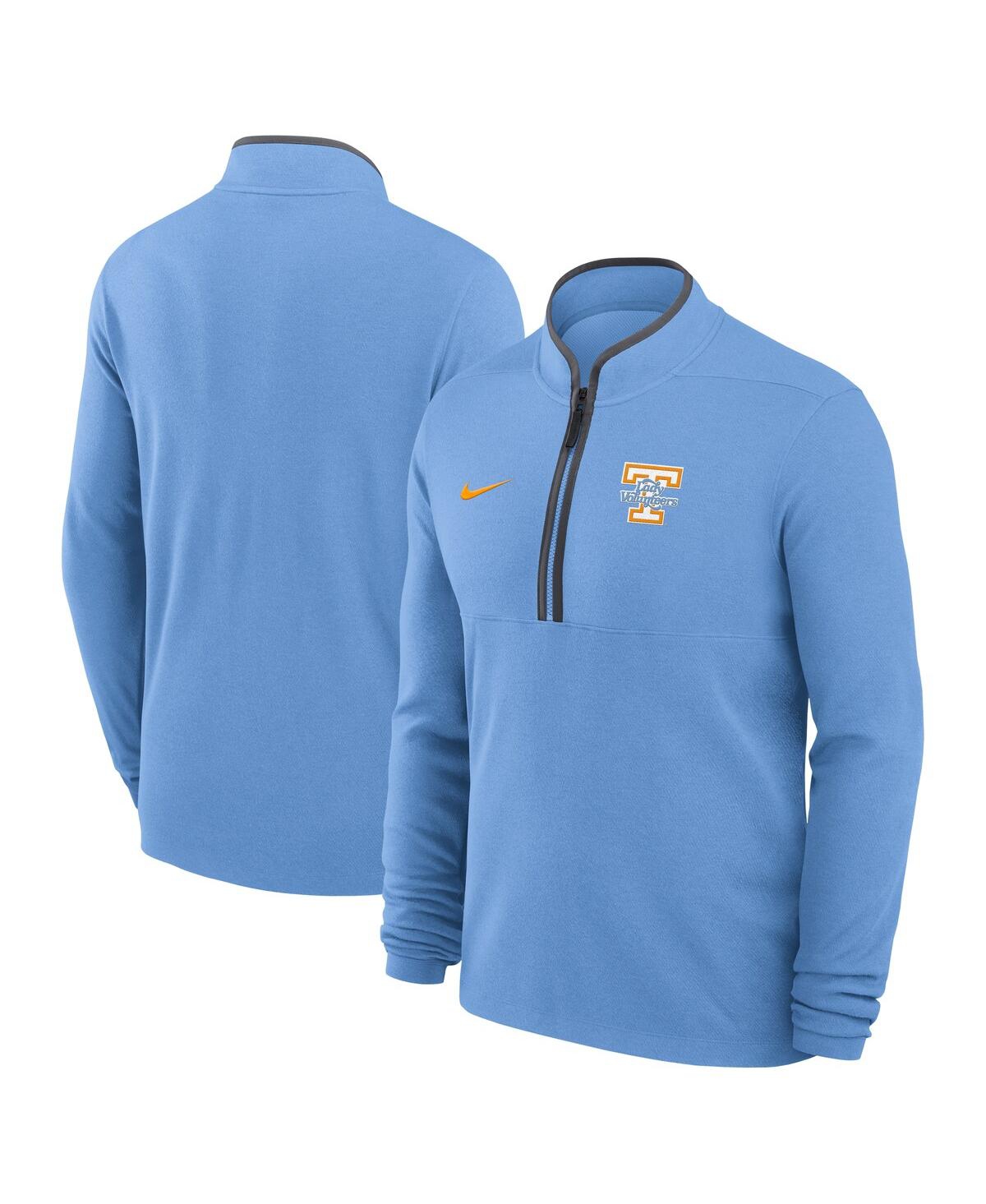 Nike Men's Light Blue Tennessee Volunteers Lady Vols Victory Dri-fit Half-Zip Pullover Jacket