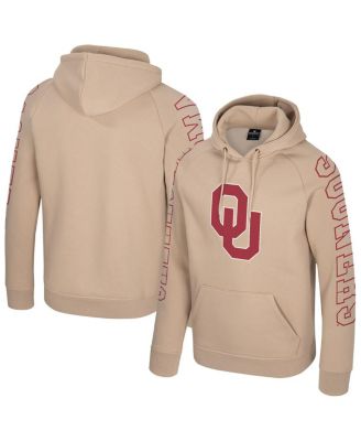 Colosseum - Men's Tan Oklahoma Sooners Big Break Raglan Hoodie