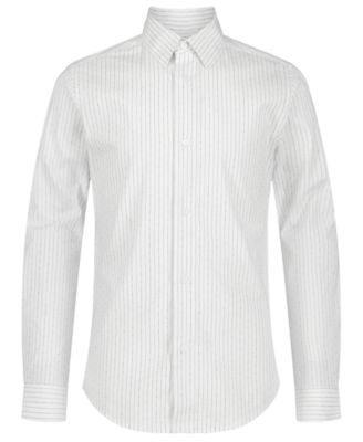 Calvin Klein - Boys 8-20 Long-Sleeve Dobby Stripe Shirt
