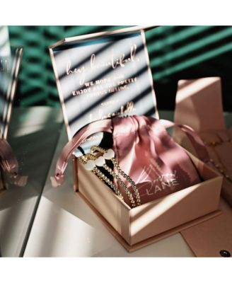 Gold Filled 3mm Ball and Shell Heart Stretch Bracelet