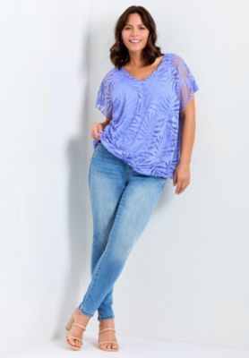 Women's Plus Size Elora Burnout Top