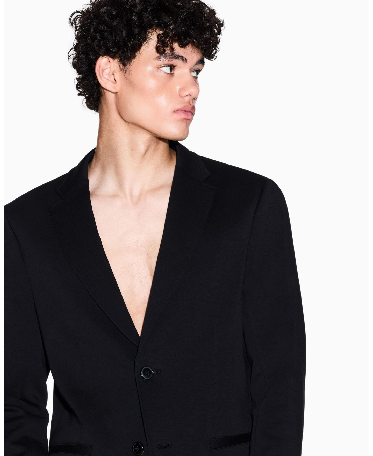 Мужской пиджак A|X Armani Exchange Ponte Blazer, цвет: Чёрный — фото 8