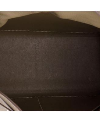 Kelly 35 Handbag Grey Togo with Palladium Hardware