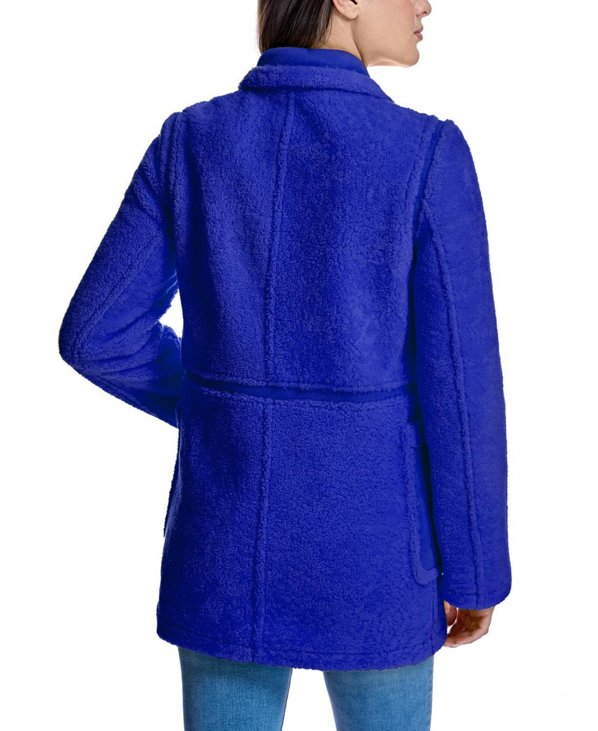 Julia & Stella by Maximilian Women's Shearling Lamb Pea Jacket