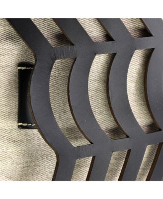 Small Kayan Tote Laser Cut Leather and Canvas