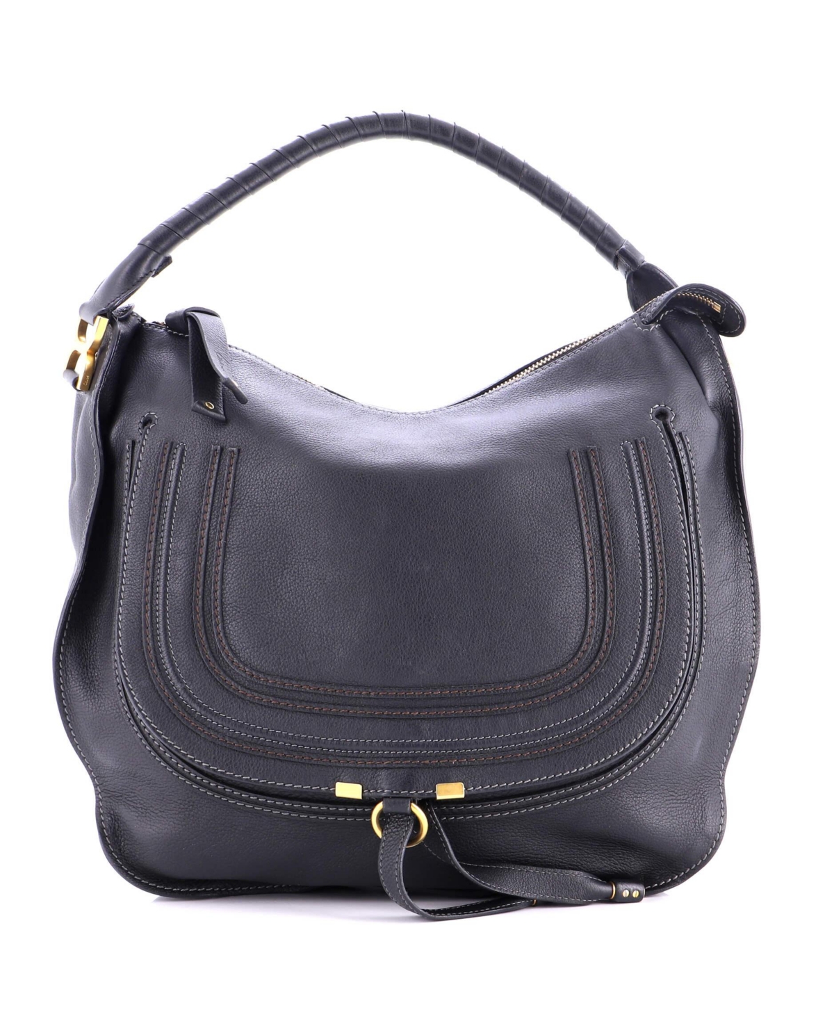 Pre-Owned Chloe Large Marcie Hobo Leather