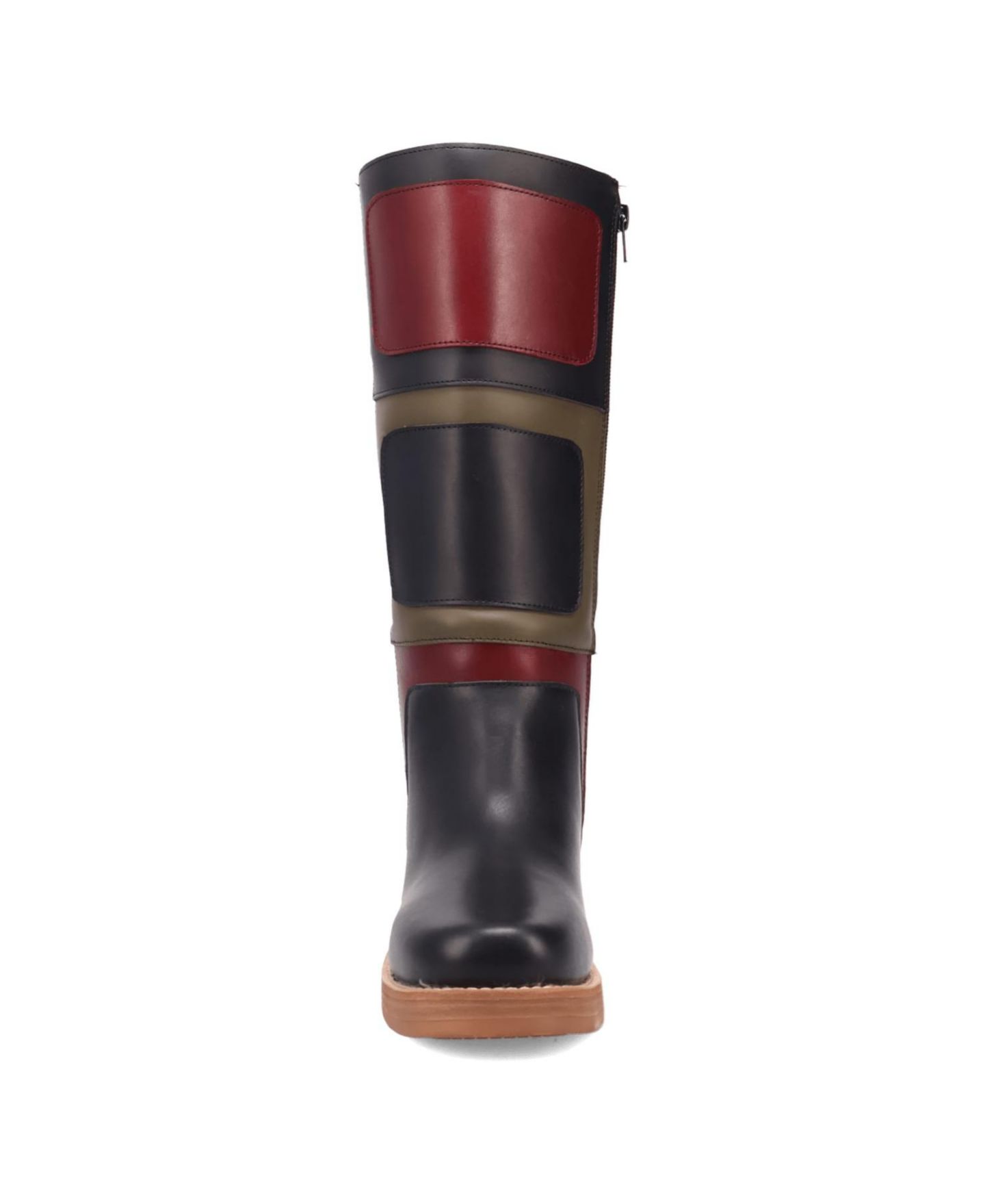 Женские ботинки Dingo Patches Leather Boot, цвет: Чёрный — фото 6