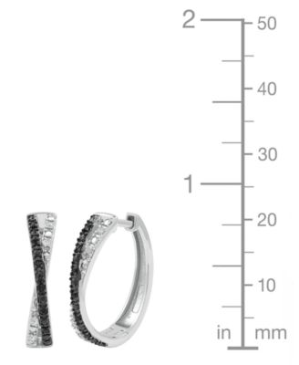 Diamond Earrings (1/6 ct. t.w.) in Sterling Silver
