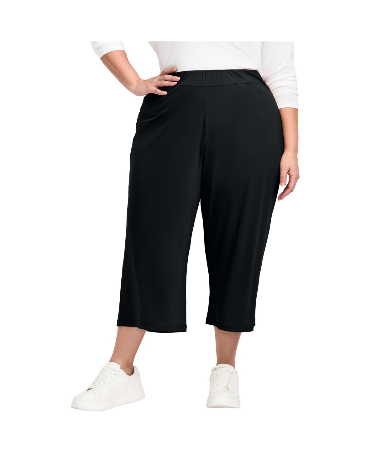 Avenue Women's Audrey Crop Pant - Black