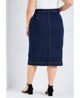 Women's Plus Size Billy Denim Skirt