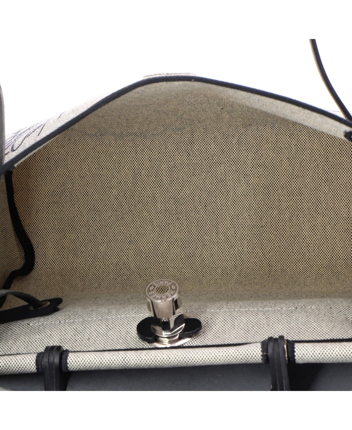 Pre-Owned Hermes 31 Herbag Zip Pegase Pop Toile and Leather