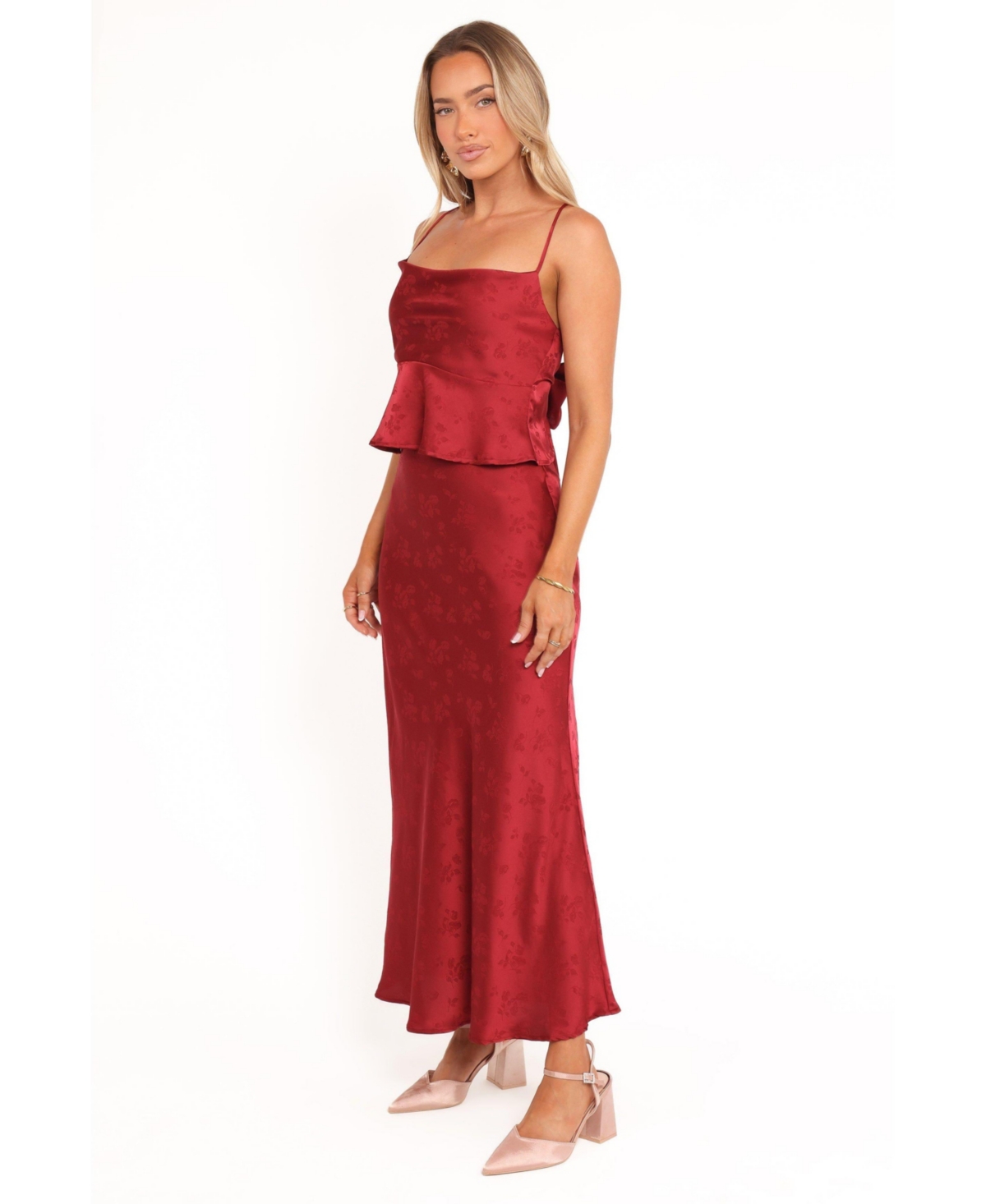 Petal and Pup Women's Belle Two Piece Set - Burgundy