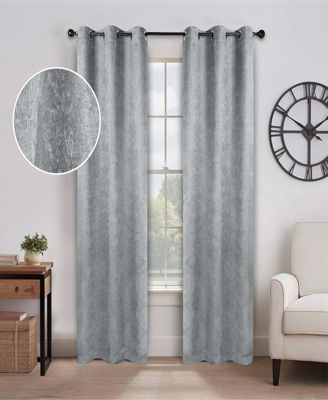 Senna Textured Blackout Curtain Set of 2 Panels, 42"x 96"