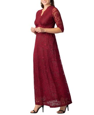 Women's Maria Lace A-Line Evening Gown with Pockets