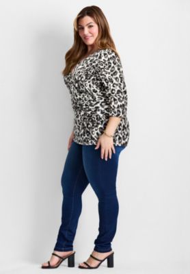 Women's Side Ruched Faux Wrap Top