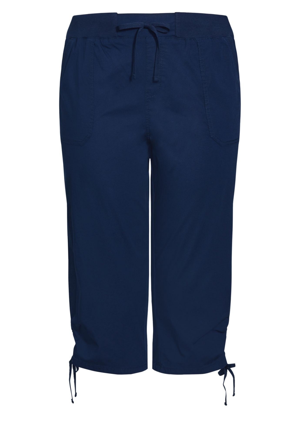 Avenue Women's Plus Cotton Cinch Capri