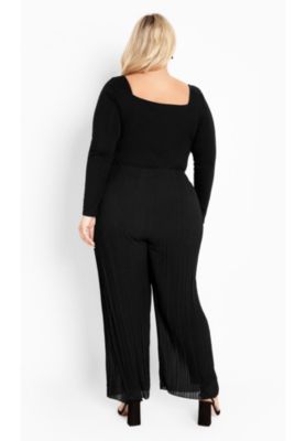 Women's Plus Size Victoria Pleated Pull On Pant