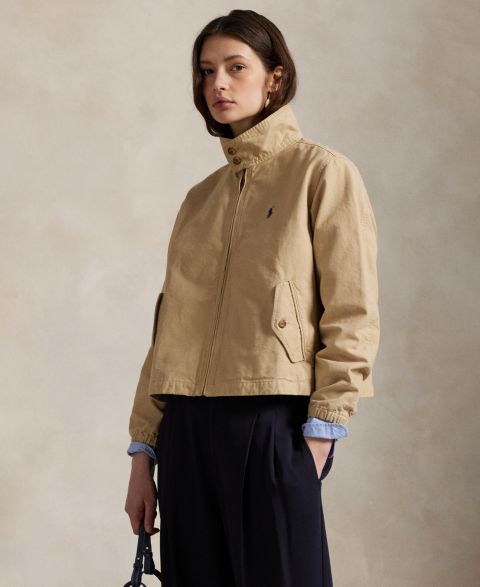 Женские куртки Polo Ralph Lauren Canvas Stand Collar Jacket