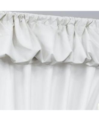 Commonwealth Prescott Rod Pocket Dressing Window Curtain Panel Set - 80x84", White