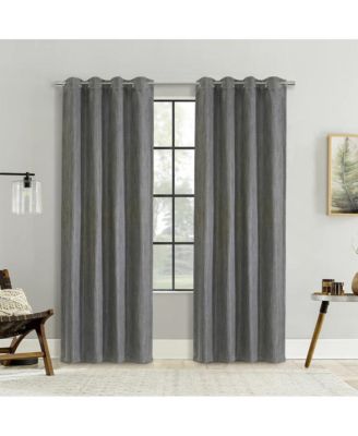 Bryson Provides UV Protection Exclusive Room Darkening Grommet Curtain Panel 52" x 84" Grey