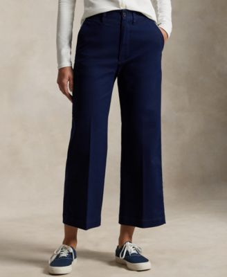 Women's Chino Wide-Leg Pants