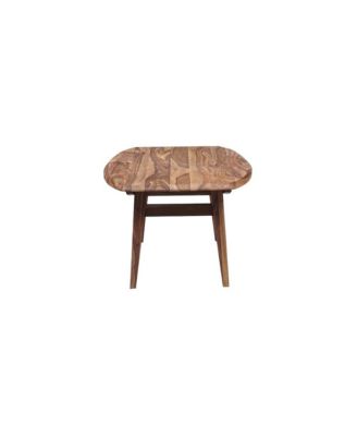 Fusion Solid Sheesham Wood Coffee Table, Natural
