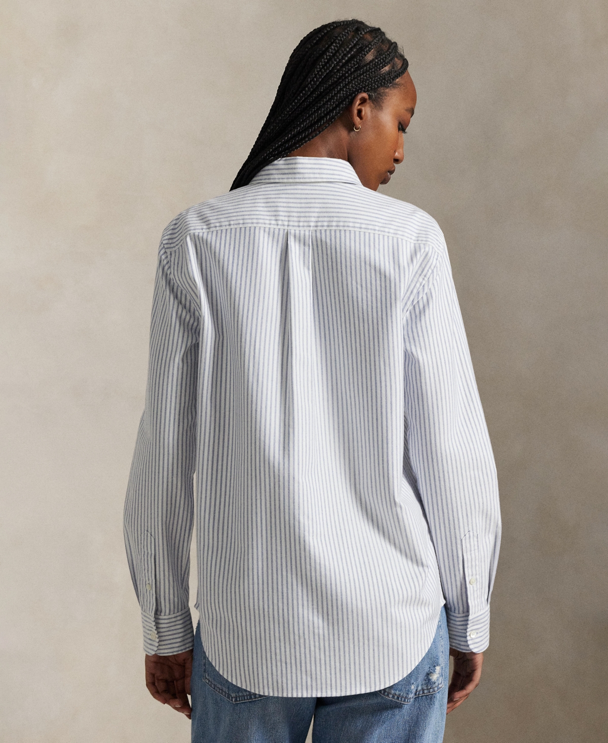 Polo Ralph Lauren Women's Classic-Fit Striped Oxford Shirt