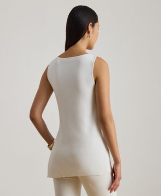 Women's Rib-Knit Sleeveless Sweater