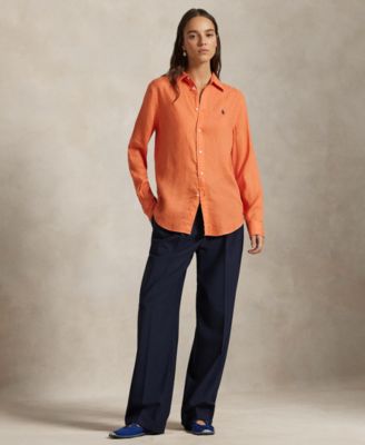 Women's Classic-Fit Linen Shirt