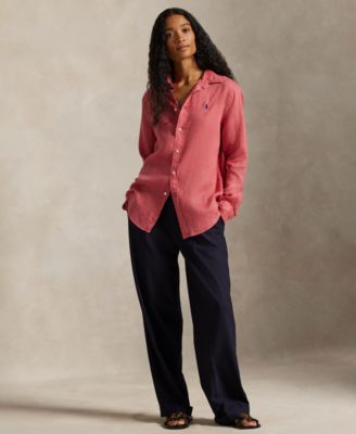 Women's Classic-Fit Linen Shirt