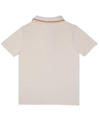 Boys Short Sleeve Embroidered Polo Shirt