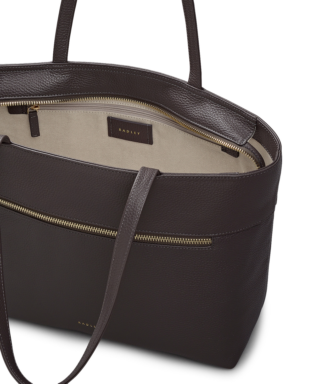 Radley London Fountain Road Large Zip Top Tote Bag In Black