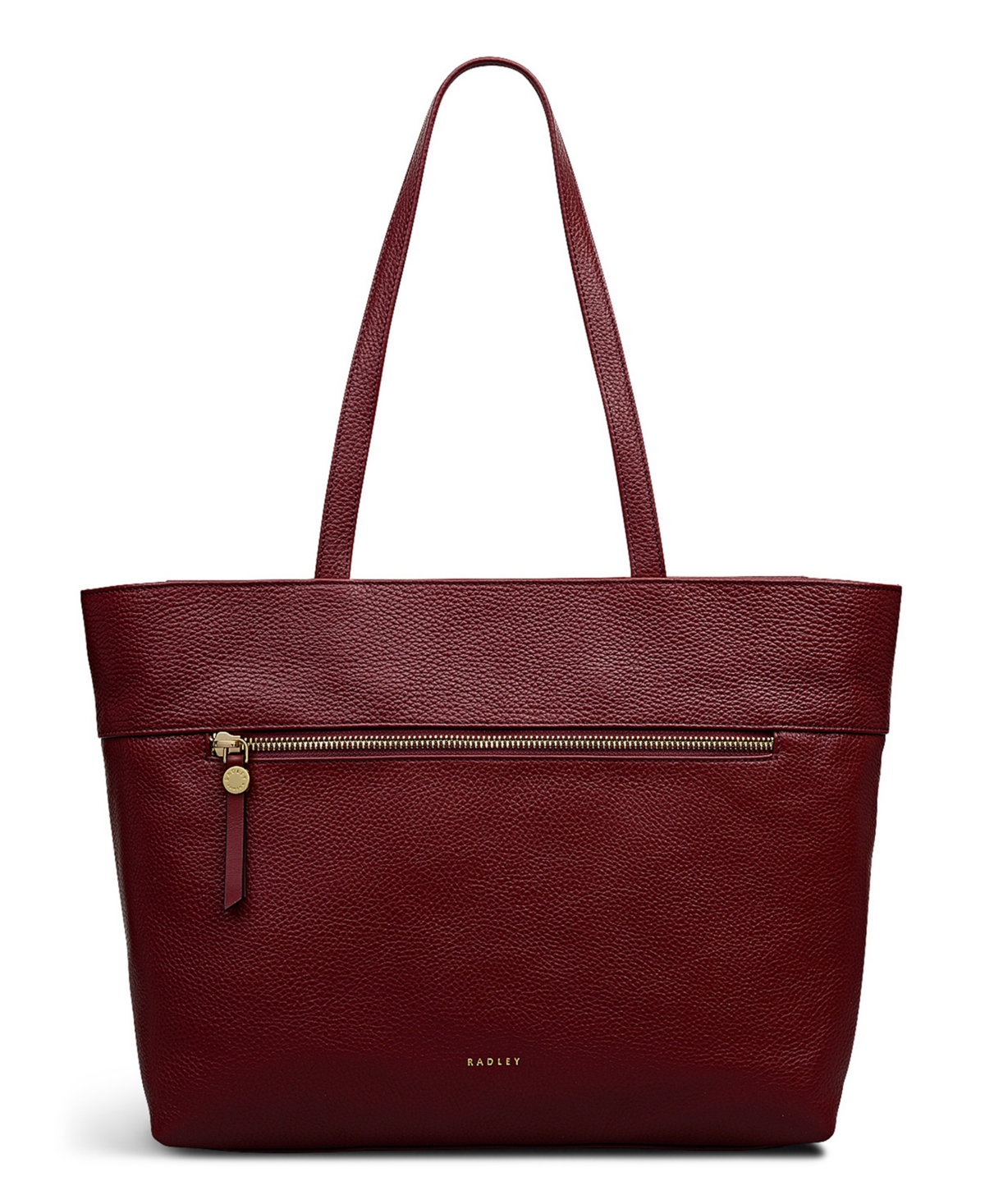 Radley London Fountain Road Large Zip Top Tote Bag In Burgundy
