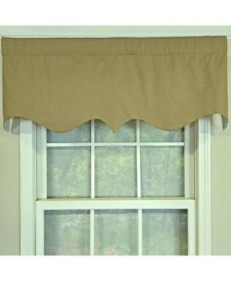 100% Cotton Basket Weave Regal With Poly/Cotton lining Rod Pocket Valance 50" x 15" Loden